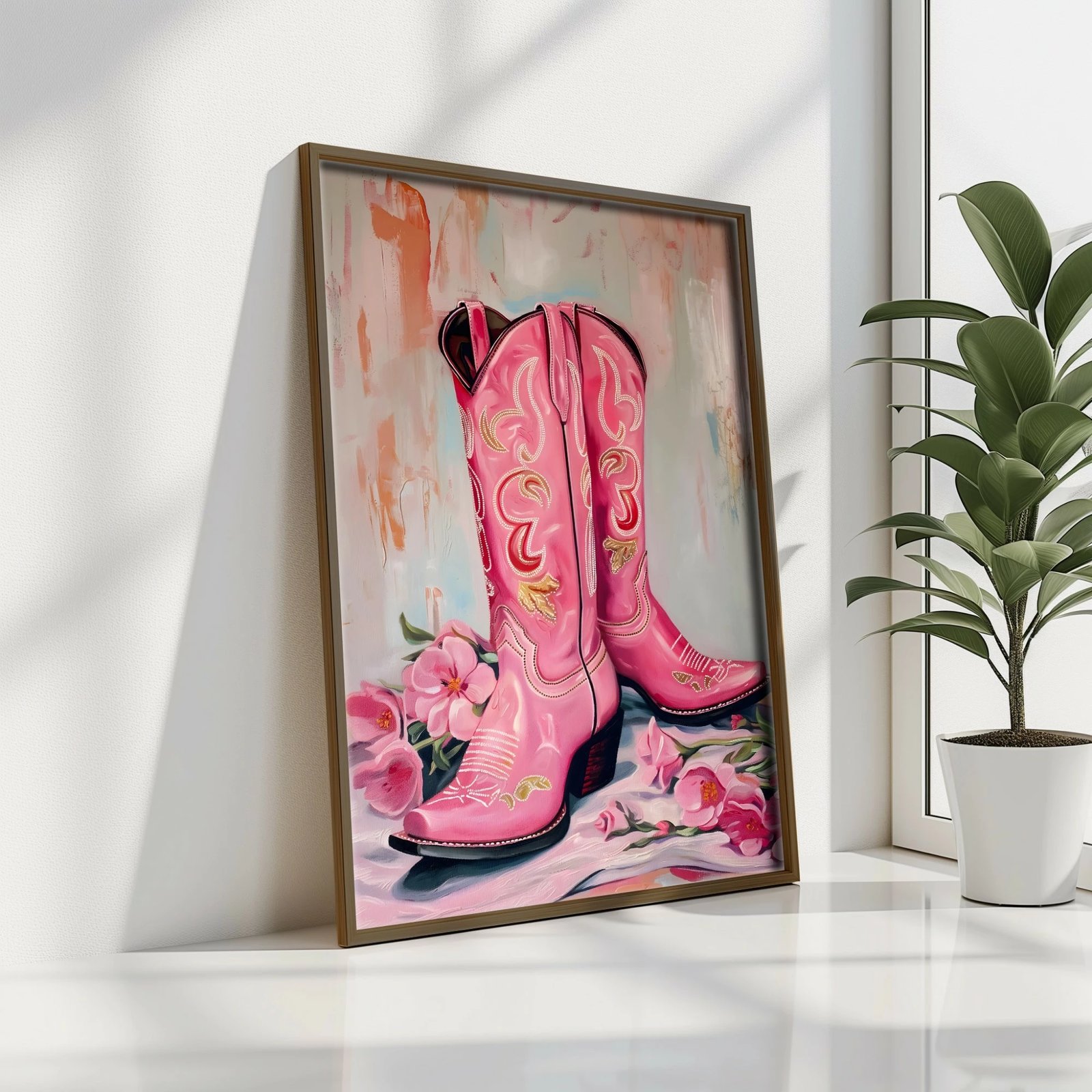 Pikturë dekorative me kornizë, MDF, Wallity, GE083-L