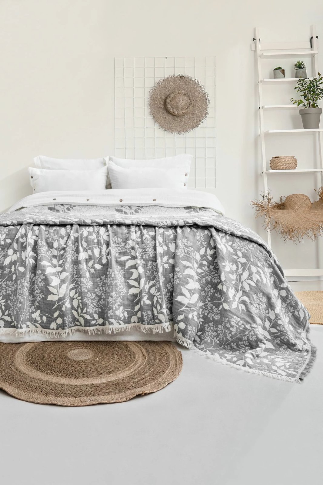 Set mbulesë dysheku dopio L'essentiel, Amore, ngjyrë gri