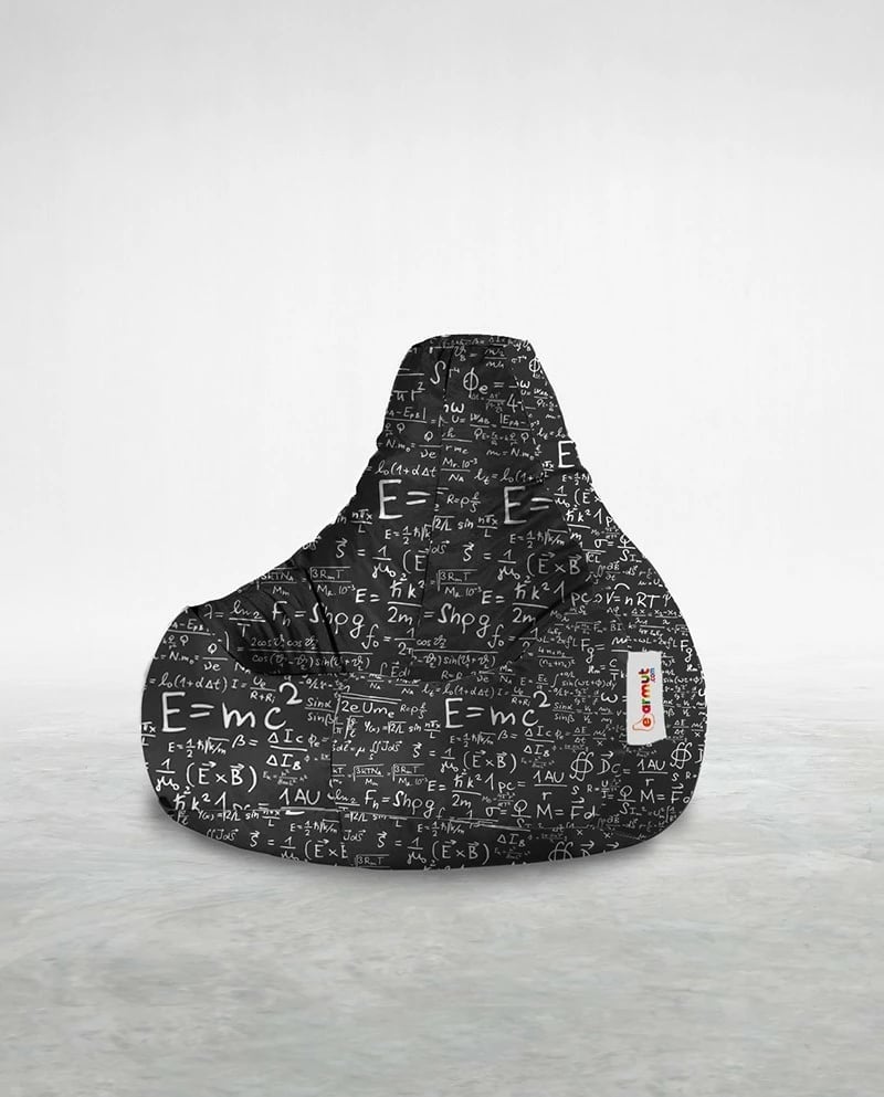 Karrige bean bag Atelier del Sofa Emc2, e zezë