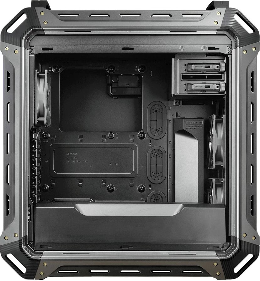 Kasë Cougar Panzer Max midi tower, e zezë