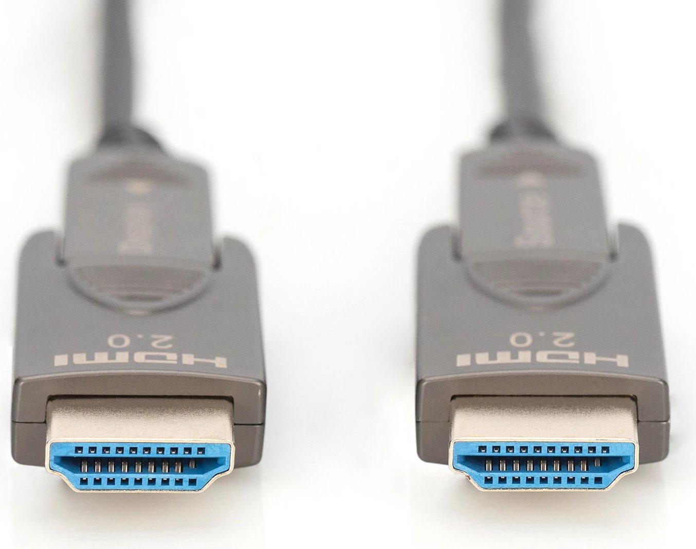 Kabllo HDMI AOC Hybrid Digitus 20m, 4K, HDMI Type D (Micro), 18 Gbit/s, e zezë