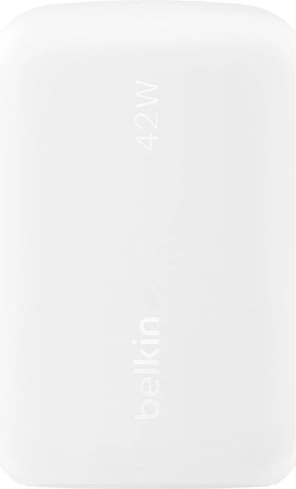 Karikues Belkin WCB009vfWH, 42W, 2 porta, USB Type-C, i bardhë