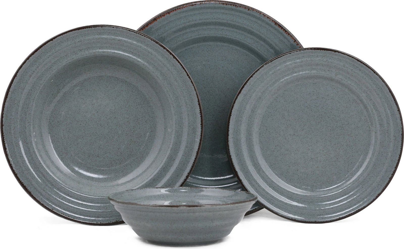 Set enësh për drekë (24 copë), Hermia Concept, TN24Y2730P01, ngjyrë blu