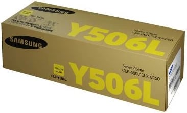 Toner, Samsung CLT-Y506L (SU515A), rendiment i lartë, për CLP-680/CLX-6260, e verdhë