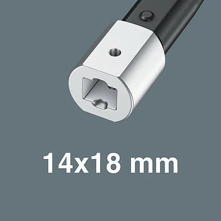 Çelës Wera 7880 Joker XXL, Einsteck-Maulschlüssel, 24-32mm, krom