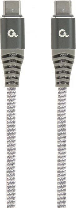 Kabllo USB-C në USB-C Gembird CC-USB2B-CMCM100-1.5M, 1.5m, 100W, E zezë