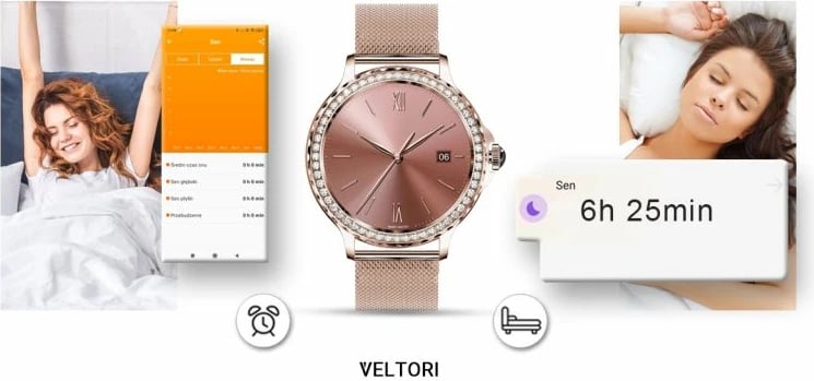 Orë e mençur për femra VELTORI, rozë