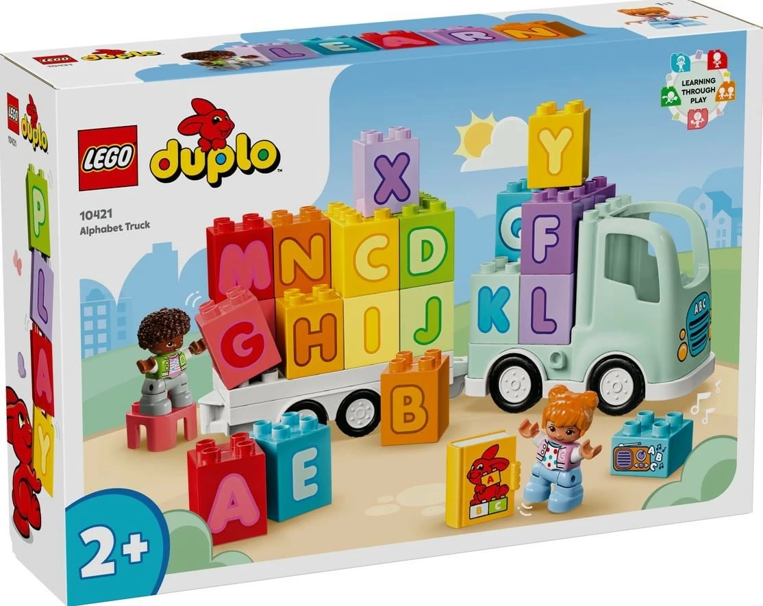Set lodrash LEGO DUPLO 10421 Kamion me Alfabet, plastikë, 36 pjesë, për fëmijë 2+ Set lodrash LEGO DUPLO 10421 Kamion me Alfabet, plastikë, 36 pjesë, për fëmijë 2+