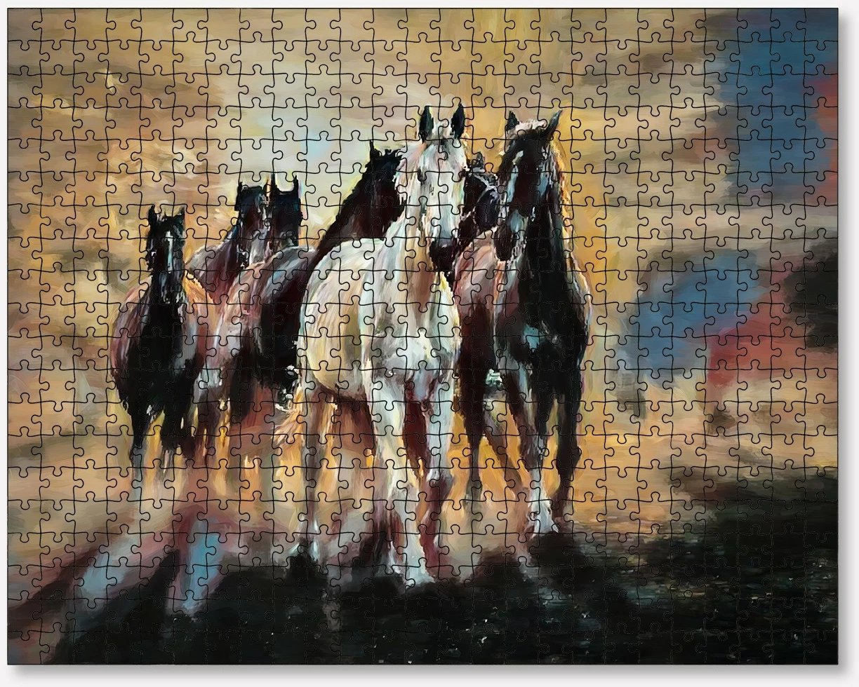 Puzzle 500 copë, Evila Originals, shumëngjyrësh, PZL_0120_500