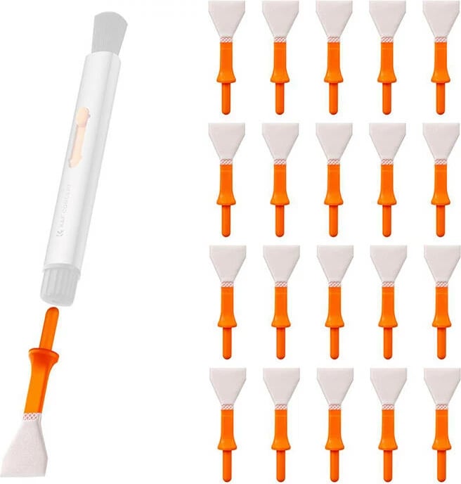 Set shkopinjsh pastrimi K&F Concept SKU.1901, 20 copë, për laps pastrimi, majë mikrofibre 16 mm