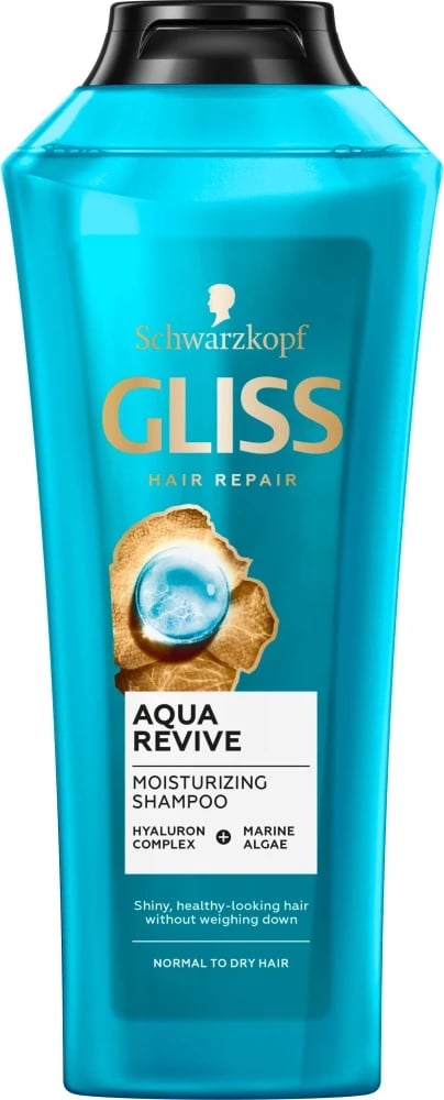 Shampon për femra Gliss Aqua Revive 400ml Shampon për femra Gliss Aqua Revive 400ml