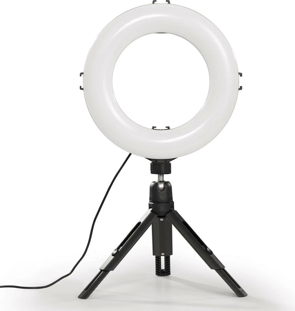 Ring light Hama Spotlight Smart 80 me mini tripod, 430g, e zezë