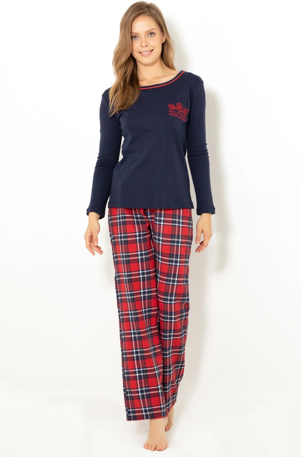 Pizhama grash Jumeon, 002-000252, ngjyrë blu e errët