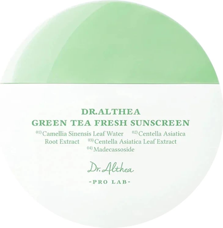 Krem për diell për femra Dr. Althea Pro Lab Green Tea Fresh Sunscreen SPF50+, 45ml