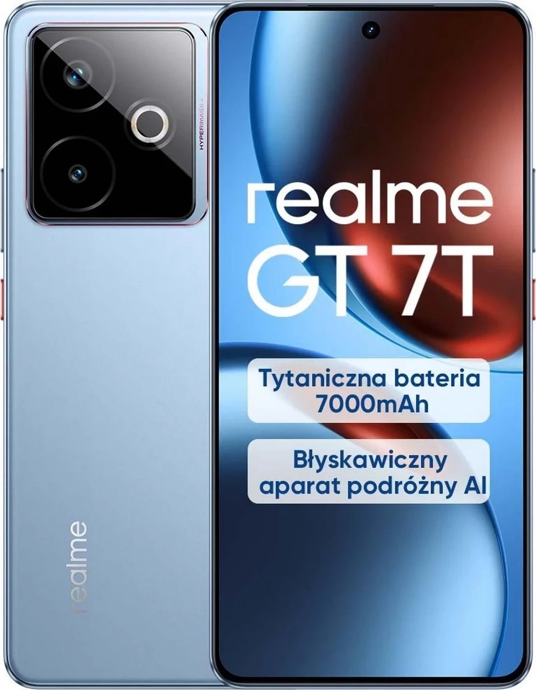 Celular Realme GT 7T 12/512GB, blu