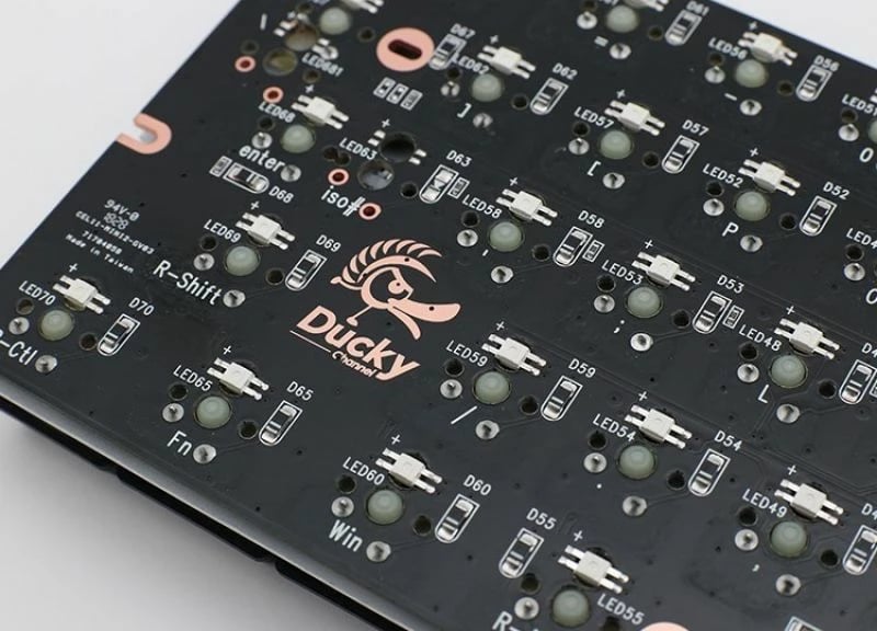 Tastierë mekanike gaming Ducky Mecha Mini, e zezë