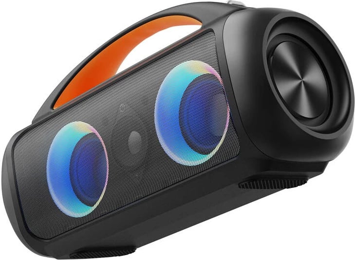 Altoparlant Bluetooth EarFun UBOOM Raver, 90W, IPX5, RGB, i zi