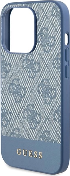 Mbështjellës Guess 4G Stripe për iPhone 15 Pro, Blu Mbështjellës Guess 4G Stripe për iPhone 15 Pro, Blu