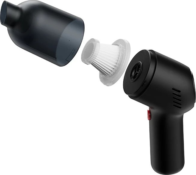 Fshesë me korrent për veturë, Tracer OK-B1, 60W, bateri 2Ah, filtër HEPA F7, 3 gryka ndërruese, e zezë, set me 2 filtra