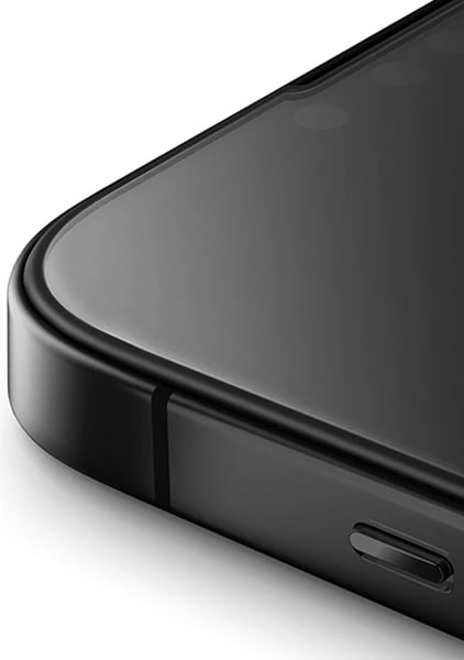 Mbështjellës xhami i temperuar UNIQ Optix Matte për iPhone 15 / 14 Pro me aplikator