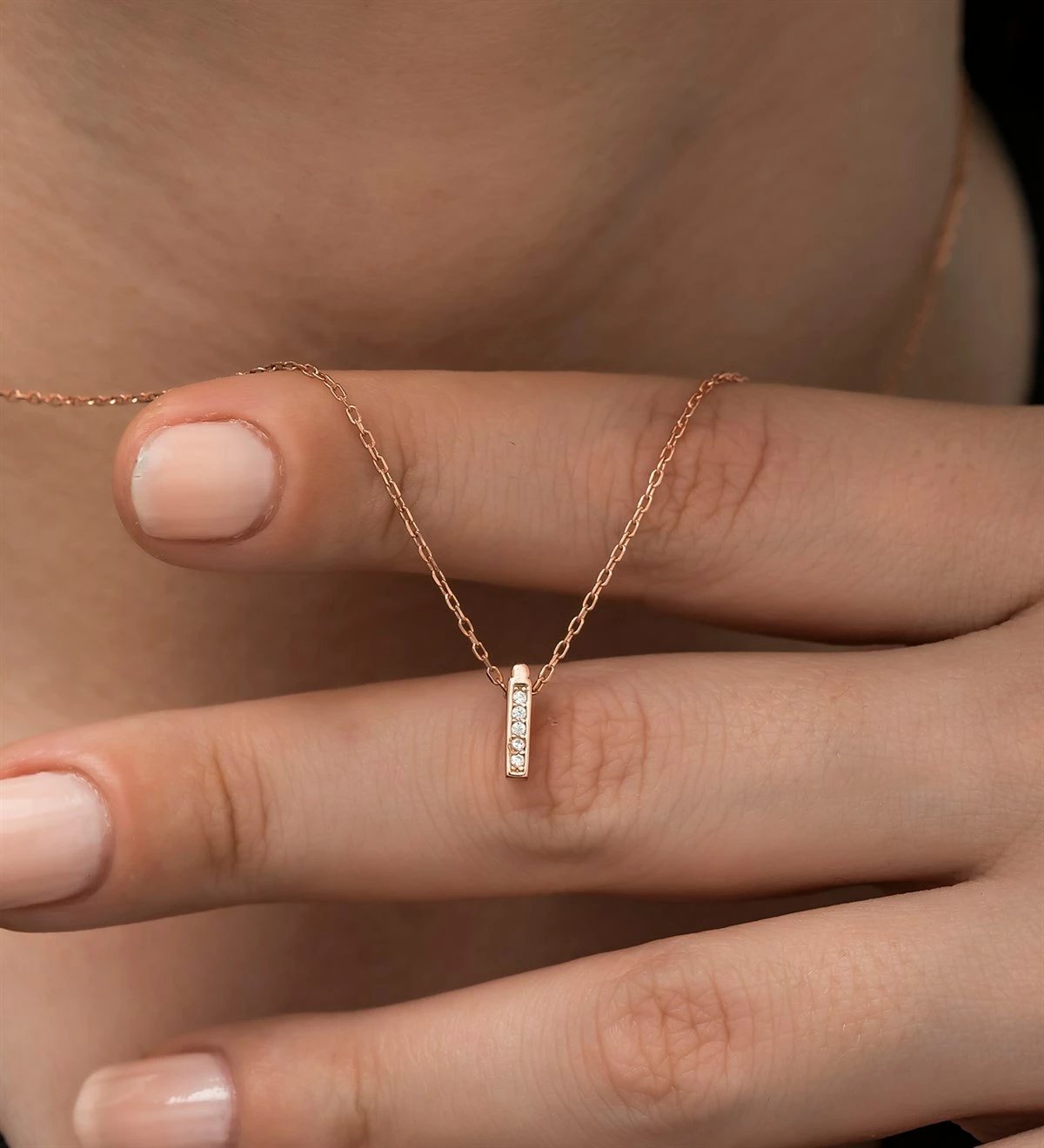 Qafore argjendi Jumeon, ngjyrë rozë ari dhe e bardhë, NRZ1191