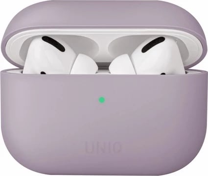 Mbështjellës silikoni UNIQ Lino për AirPods Pro, vjollcë