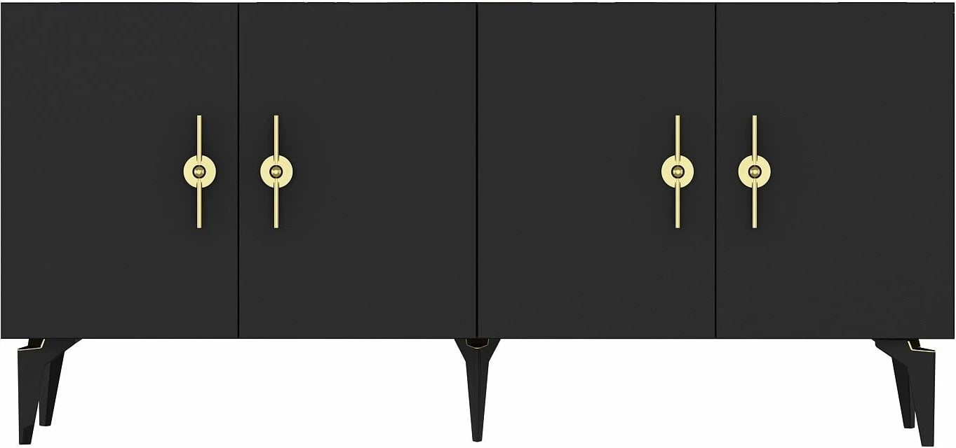 Konsolë Skye Decor, ngjyrë antracit, Zenit