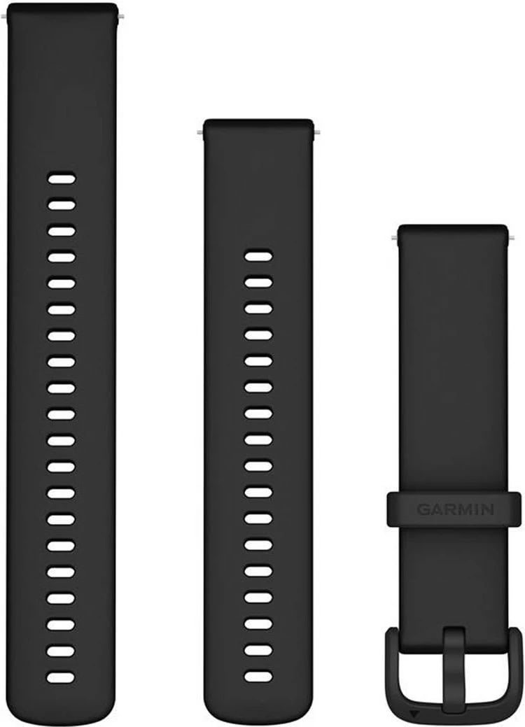 Rrip silikoni Garmin për Smartwatch, i zi, kompatibil me Approach S12/S40/S42/S44/S50/D2 Air/D2 Air X10/Forerunner 165
