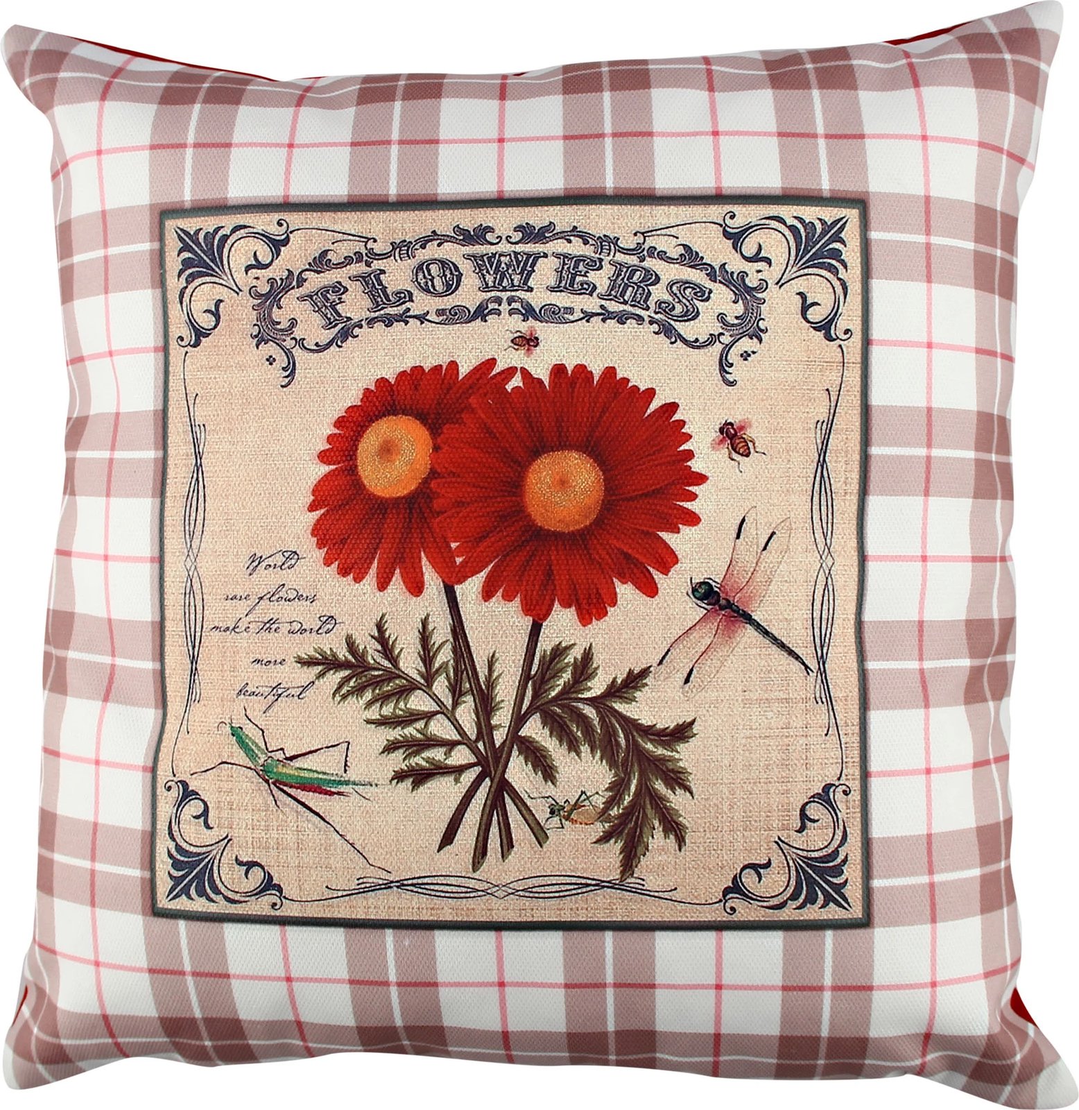 Jastëk dekorativ Evila Originals, shumëngjyrësh, A10994, 43x43cm