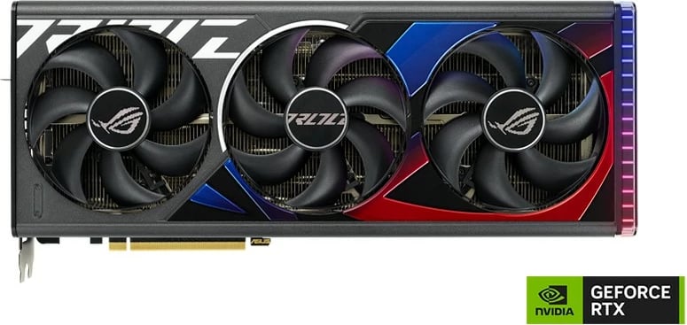 Kartelë grafike ASUS ROG Strix RTX 4080 SUPER, 16 GB, GDDR6X, PCI Express 4.0, Multicolour Kartelë grafike ASUS ROG Strix RTX 4080 SUPER, 16 GB, GDDR6X, PCI Express 4.0, Multicolour