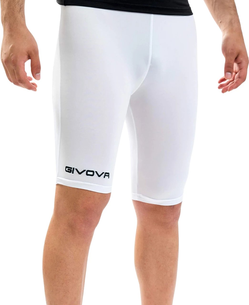 Shorce sportiv Givova unisex, të bardha