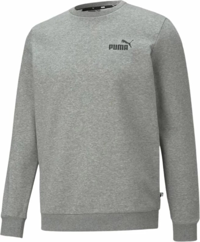 Duks Puma ESS Small Logo Crew FL për Meshkuj, Gri