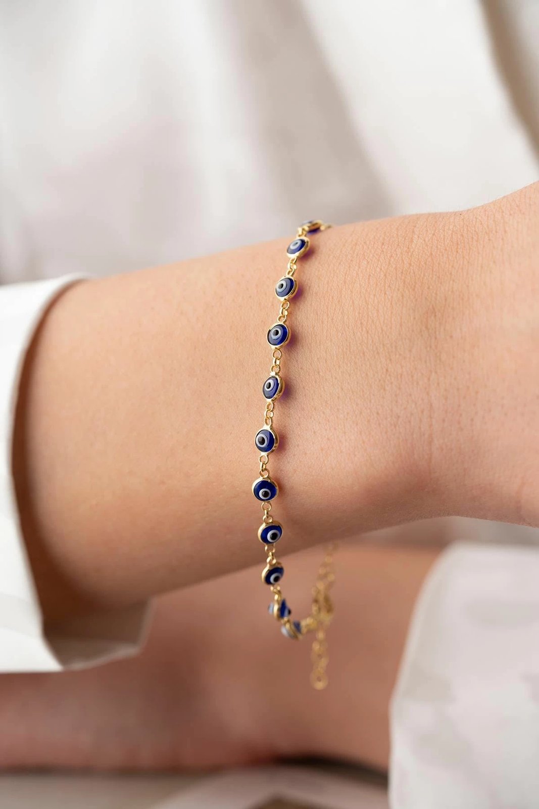 Byzylyk argjendi Jumeon, ngjyrë ari dhe kaltër, NRZ1000344