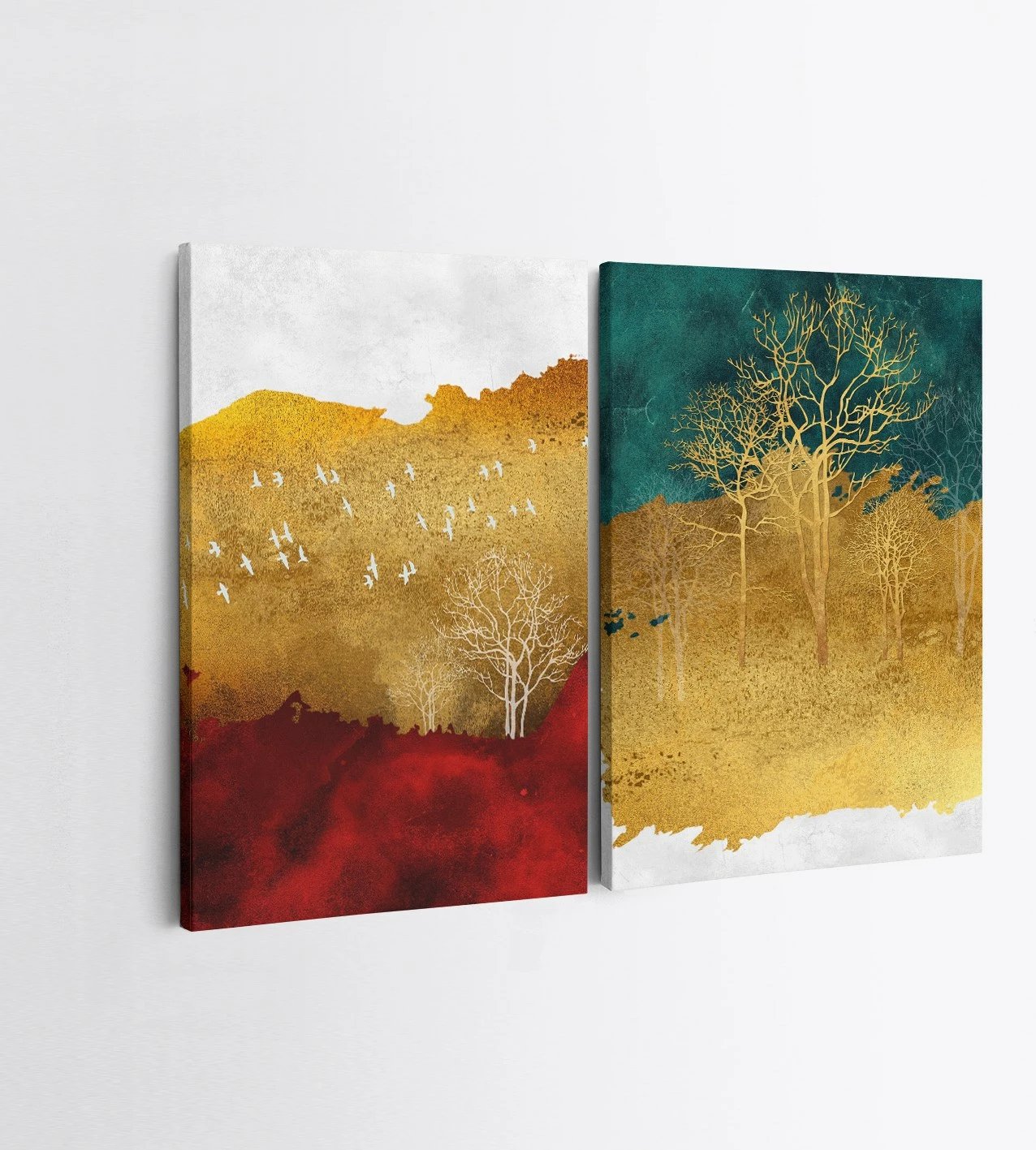 Piktura dekorative në kanavacë (2 copë), Wallity, 2KNV4281, 50x70cm