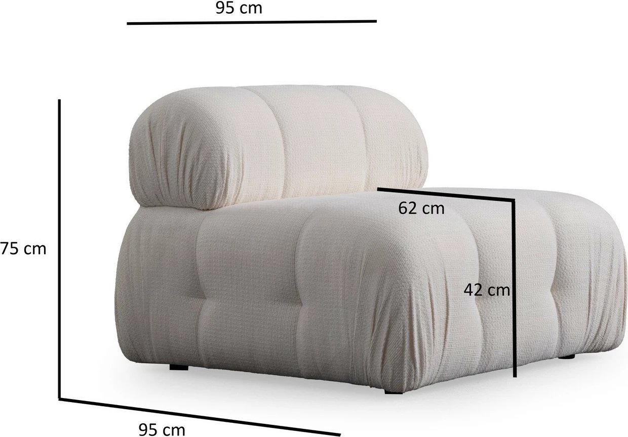 Këndare Atelier del Sofa Petite 3, e bardhë