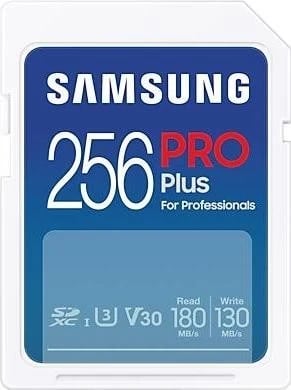 Kartë memorie Samsung Pro Plus SDXC, 256GB, 180MB/s
