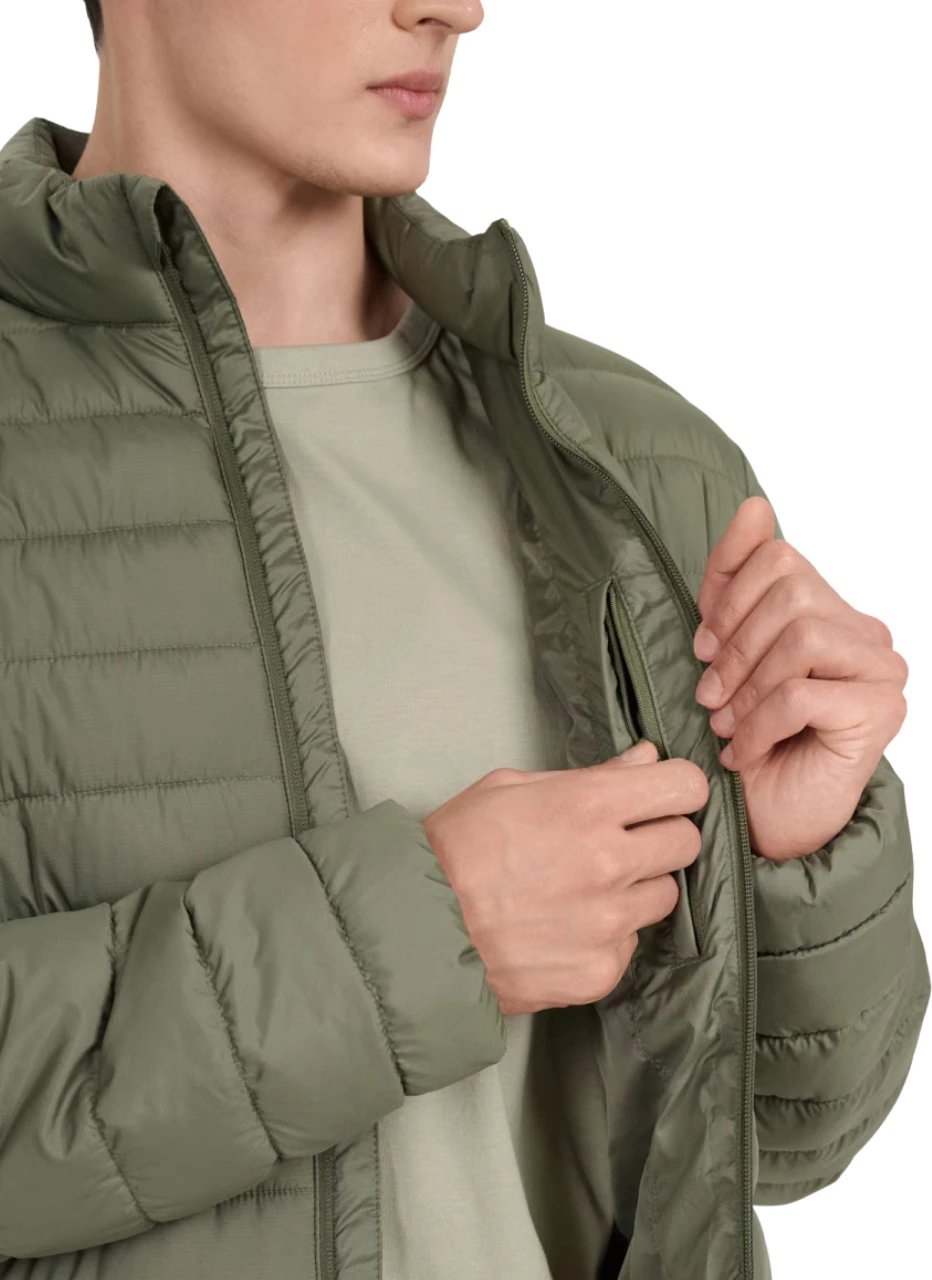 Jakne puffer për meshkuj 4F, e gjelbër