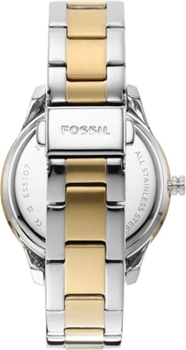 Orë dore FOSSIL STELLA për femra, e artë/argjend
