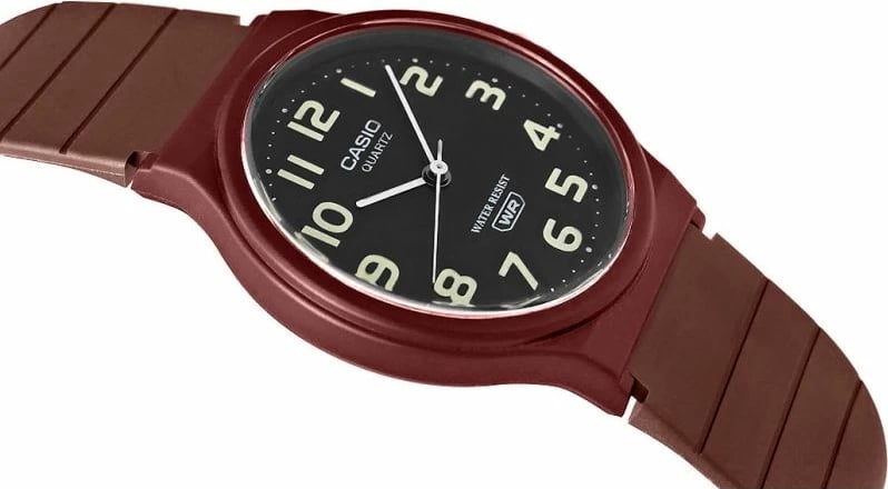 Orë dore femra Casio, burgundy