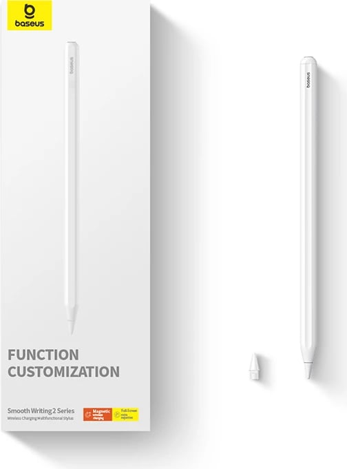 Stylus Baseus Smooth Writing 2 për iPad, majë e zëvendësueshme, i bardhë