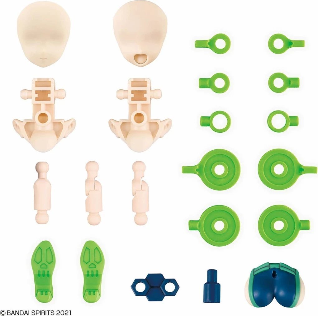 Set pjesë opsionale BANDAI 30MS Option Body Parts Type Spotter Costume Color B