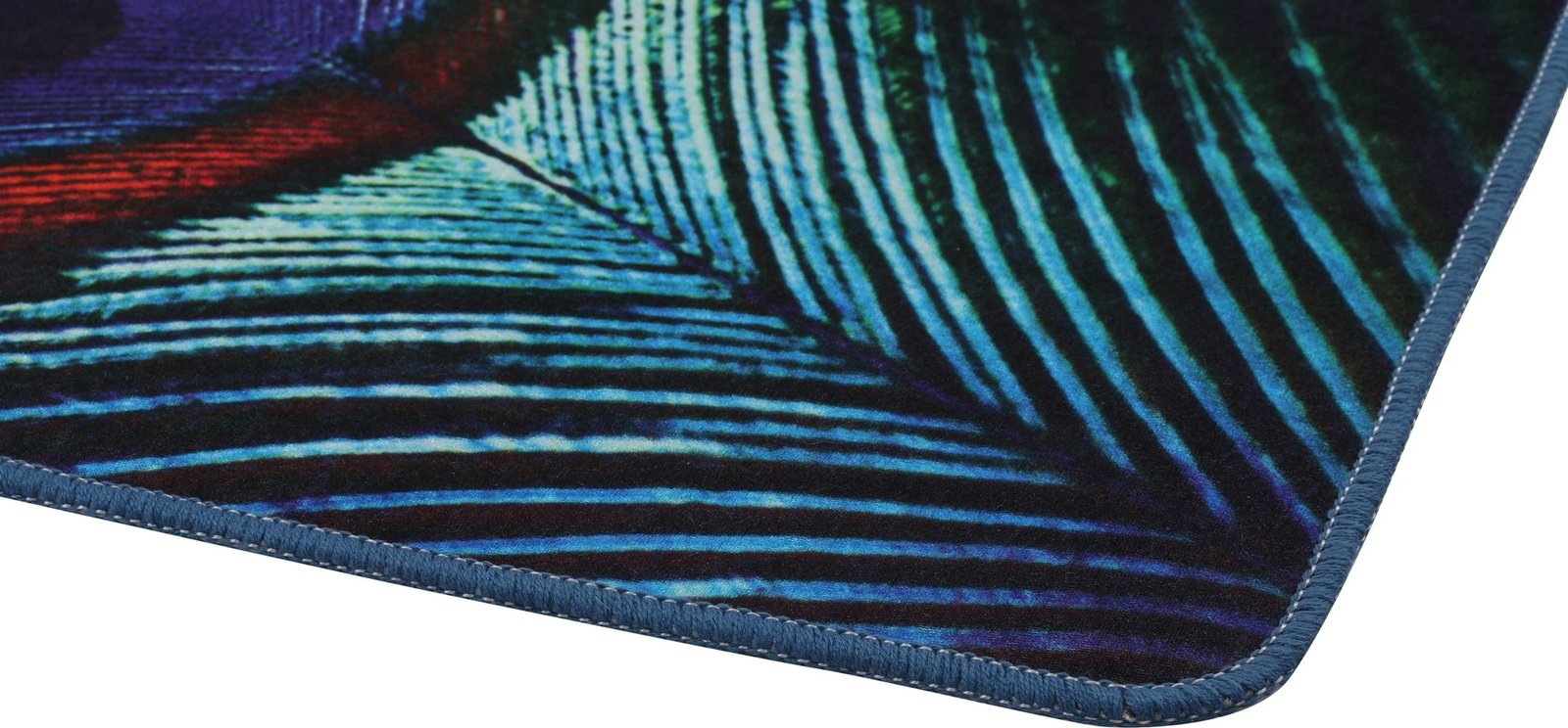 Set tapetash për banjo, 3 copë, dizajn pendë palloi, shumëngjyrëshe, Mijölnir, Peacock Set tapetash për banjo, 3 copë, dizajn pendë palloi, shumëngjyrëshe, Mijölnir, Peacock