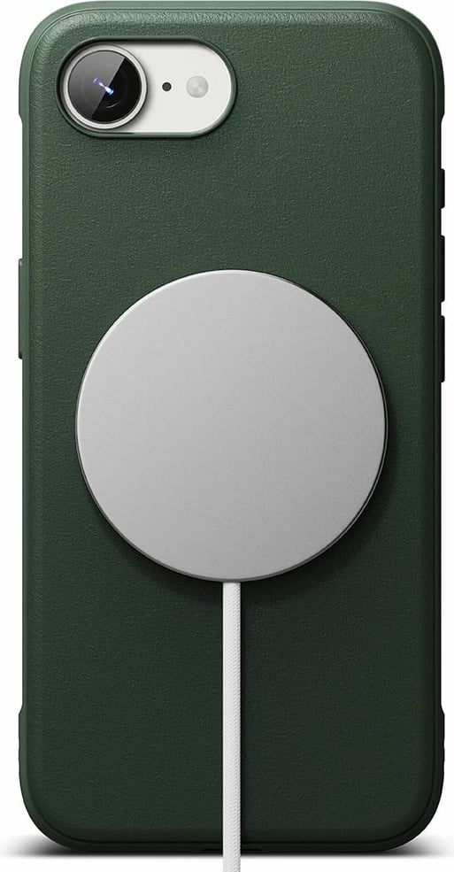 Mbështjellës Ringke Onyx Magnetic MagSafe për iPhone 16e, i gjelbër