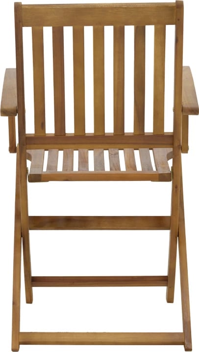 Karrige palosëse me krahë, dru akacie natyral, 53x60x90cm