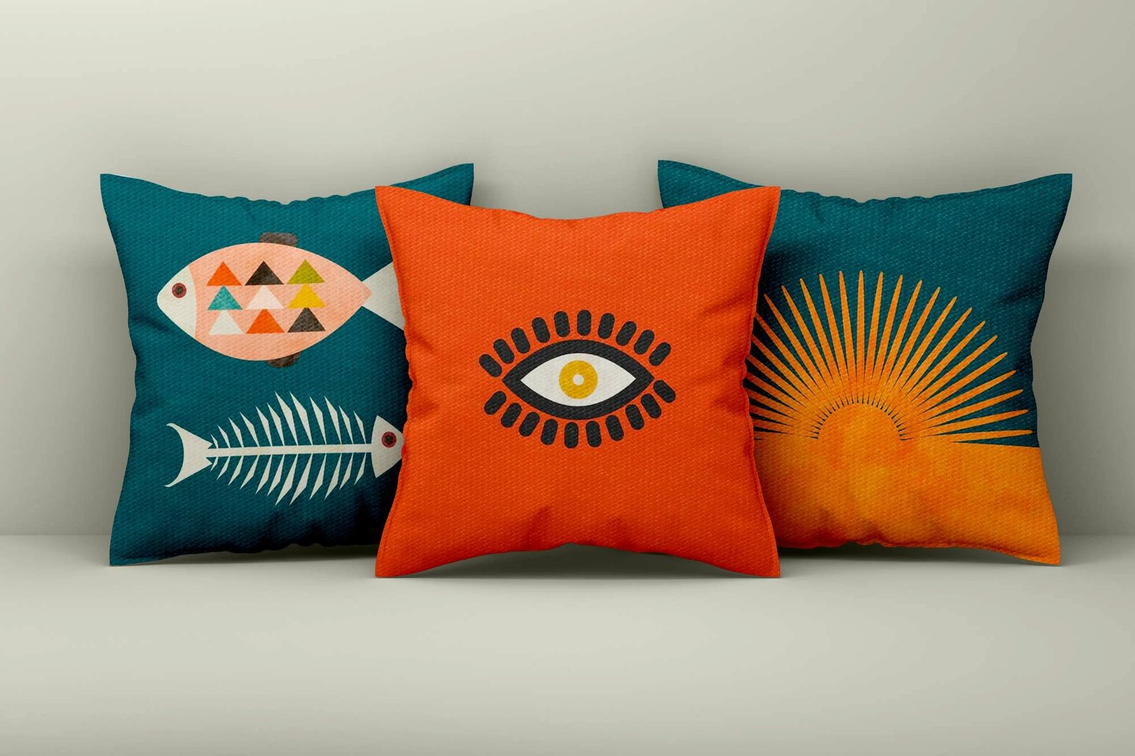 Set mbulesash jastëku (3 copë), dizajn Aberto, Asr_plw25 - 12