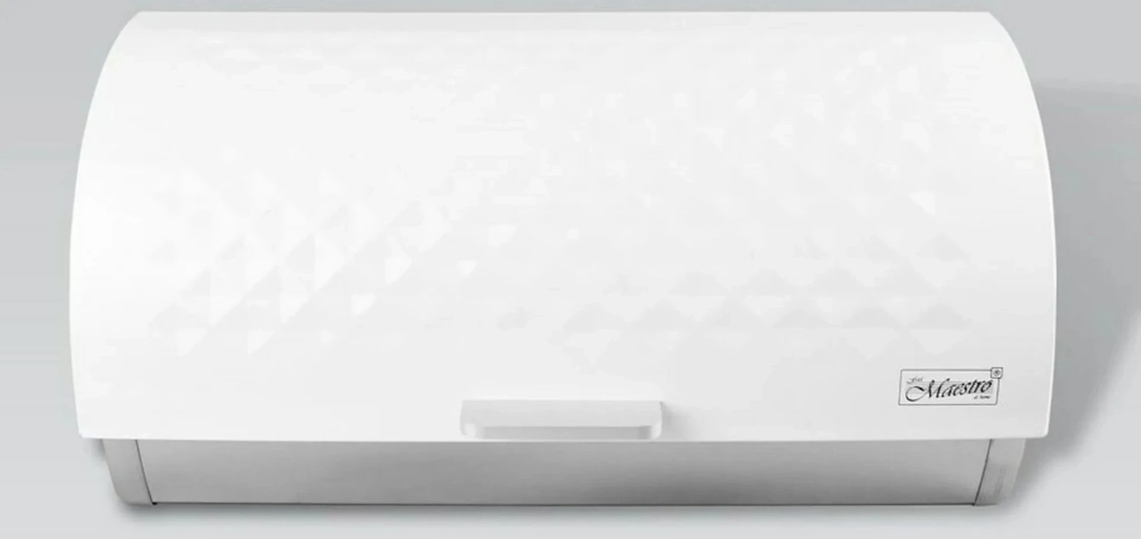 Kuti buke Maestro MR-1676, çelik inox, cilindrike, e bardhë