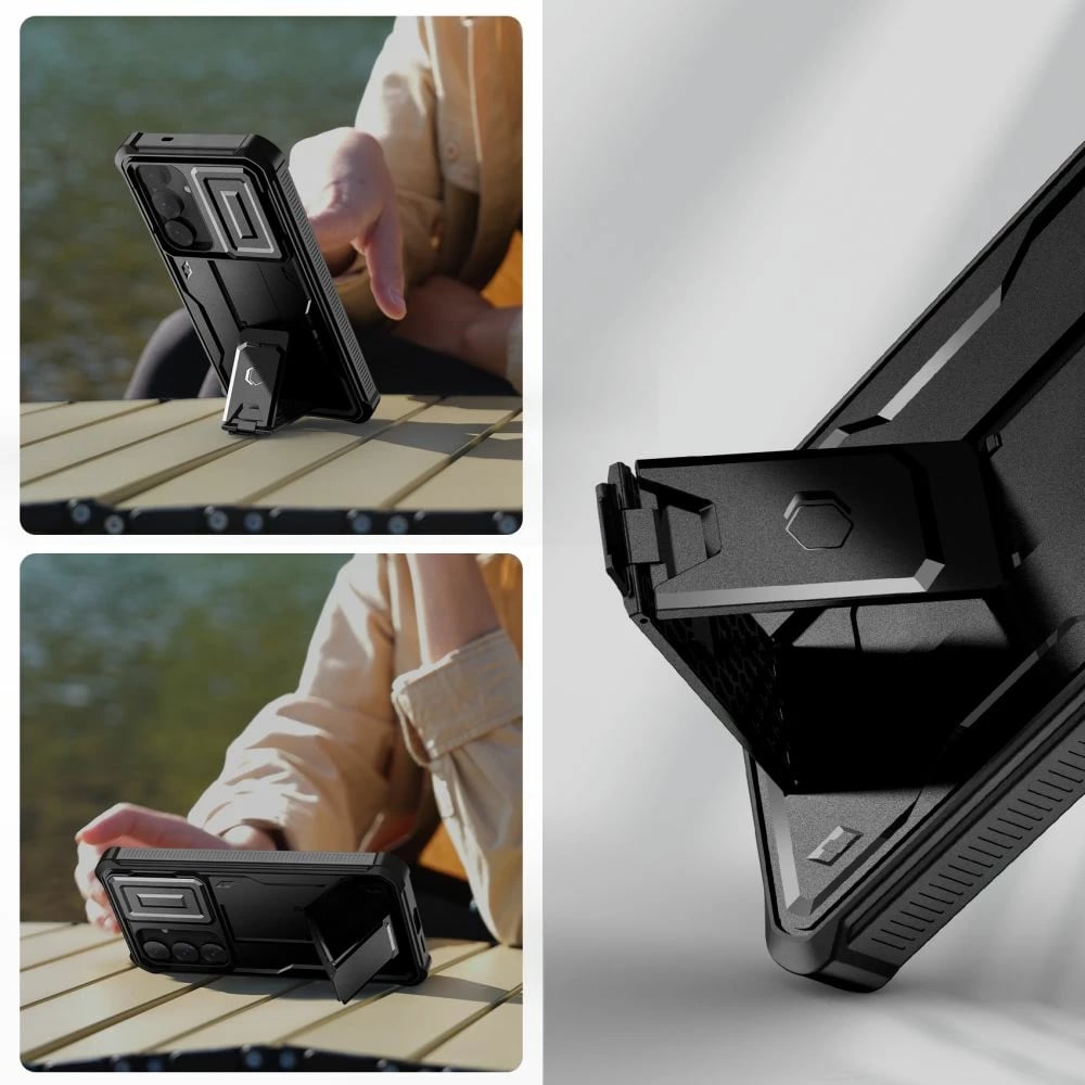 Mbështjellës Tech-Protect Kevlar Cam+ për Samsung Galaxy S25, i zi