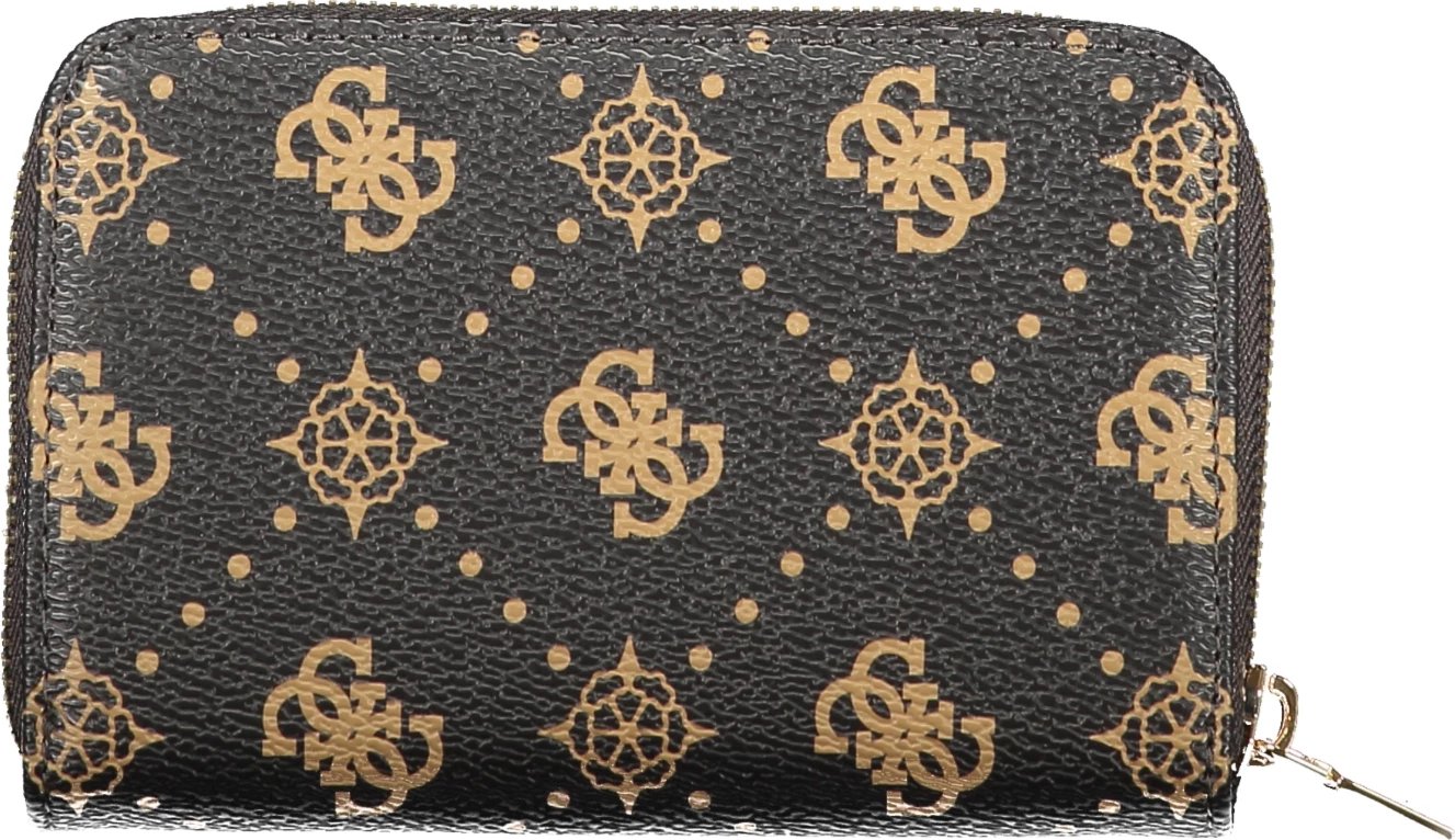 Portofol GUESS JEANS SILIA SLG për femra, kafe