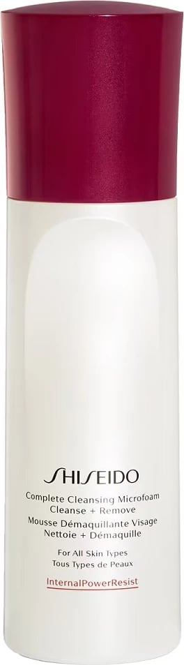Shkumë pastruese për fytyrë Shiseido Complete Cleansing MicroFoam për femra 180ml