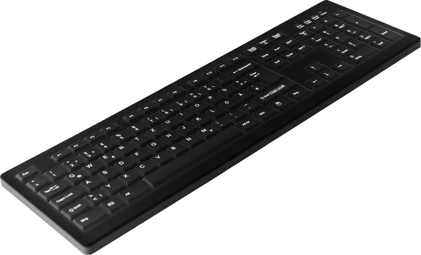 Tastierë Cherry AK-C8100, Full-size, Wired, USB, Membrane, QWERTZ, E zezë